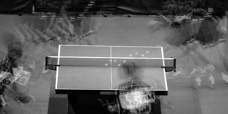 mesas de ping pong de competición